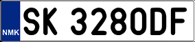 Truck License Plate